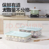?【可冷藏冷凍】?jī)鲲溩雍斜涫占{盒食品級(jí)水餃速凍保鮮盒餛飩 3蓋 3層 曬單實(shí)拍圖