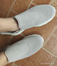 斯凱奇（Skechers）七夕禮物閃穿鞋男鞋夏季透氣休閑健步鞋一腳蹬運動鞋布鞋118306 曬單實拍圖