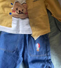 G.DUCKKIDS小黃鴨兒童套裝男童寶寶春裝三件套2025一歲嬰幼兒衣服春秋季卡通 黃色英文襯衣套裝 90 建議20-25斤9個(gè)月-1歲 曬單實(shí)拍圖