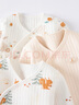 童泰（TONGTAI）嬰兒和服上衣秋冬0-3月寶寶衣服內(nèi)衣2件裝TS43J190-DS米粉52cm 曬單實(shí)拍圖