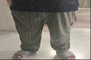 莫代爾7XL特大碼純棉睡褲男春秋胖子加肥加大碼300斤肥佬超肥大單條長褲 HD3107單長褲 4XL【140-180斤】 曬單實拍圖