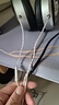 揚(yáng)仕適用于hifiman頭戴耳機(jī)升級(jí)線雙3.5 單晶銅鍍銀ananda he400se 鐵三角msr7b 加麥克風(fēng) 3.5銀色-8股帶麥克風(fēng) 雙3.5大耳系列-hifiman系列 曬單實(shí)拍圖