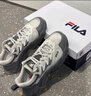 斐樂（FILA）男鞋蕨草鞋2代老爹鞋易烊千璽同款2025夏季新款透氣休閑鞋運動鞋 南極灰/霧霾灰-VA 41 曬單實拍圖