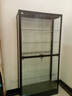 帥軒手辦柜展示柜子樂高模型積木玩具擺件防塵柜盲盒收藏樣品玻璃酒柜 【黑色】180×80×50cm雙門五層 3C認(rèn)證防爆玻璃(不含燈） 曬單實拍圖