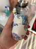 陶羽羊脂玉瓷國色天香提梁壺一壺兩杯家用茶壺茶杯茶盤功夫茶具泡茶器 國色天香·白瓷提梁壺小套組 曬單實(shí)拍圖