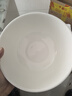 友來福湯碗陶瓷白瓷大號大容量純白面碗家用商用酒店餐具8英寸沙拉碗 曬單實拍圖