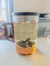 茗光茶杯茶水分離泡茶杯玻璃水杯男士茶杯辦公玻璃高硼硅綠茶杯 曬單實(shí)拍圖