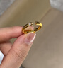 瑞諾黃金點(diǎn)鉆戒指女新款999足金泥鰍背小眾設(shè)計(jì)生日禮物送女友 勿拍/精美包裝定金 曬單實(shí)拍圖