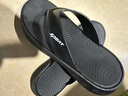 新款厚底人字拖男士夏季防滑戶(hù)外涼拖夾腳夾板鞋男學(xué)生休閑沙灘鞋 黑色 41 曬單實(shí)拍圖