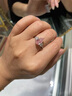 燮樂IGI證書粉色人工培育鉆石粉鉆鉆戒訂結婚戒女戒送女友禮物 水滴形粉鉆款 定制首飾包裝 曬單實拍圖