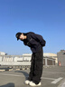 LEMANISM重磅灰色拉鏈連帽開衫衛(wèi)衣外套男上衣情侶秋季運(yùn)動(dòng)潮牌女 藏青色 M 100-120斤 曬單實(shí)拍圖
