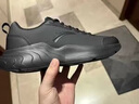 安踏男鞋革面防潑水運動(dòng)鞋子男款秋季新款緩震跑步鞋男旅游健步鞋 黑 【皮面防潑水】 42 (美碼8.5) 曬單實(shí)拍圖