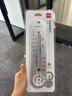 得力（deli）經(jīng)典掛壁式溫度計(jì) 家用室內(nèi)溫度表 免電池溫濕度計(jì) 銀色 9013 曬單實(shí)拍圖