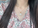 周大生 CHOW TAI SENG和田玉佛吊墜女彌勒佛金鑲玉吊墜女生生日禮物送媽媽老婆女友禮物 黃金和田玉佛吊墜+贈(zèng)S925銀鏈 曬單實(shí)拍圖