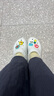 卡駱馳（crocs）經(jīng)典泡芙Clog男女沙灘涼拖鞋207521 207521-1NK  36  曬單實(shí)拍圖