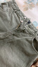 森馬[森柔牛仔]半身裙女高腰開叉春夏牛仔直筒短裙子103124120002 曬單實拍圖