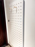 百思木電表箱遮擋洞洞板弱電箱配電箱盒裝飾隱形推拉關(guān)閉壁掛式實木定制 白色 180*70【遮擋尺寸169*59】 曬單實拍圖