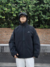 駱駝黃山聯(lián)名峰殼夾克休閑外套連帽情侶款 M15CA30137 幻影黑-男款 XL 曬單實拍圖