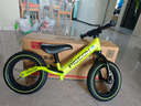 飛鴿（PIGEON）兒童滑步車(chē)小孩平衡車(chē)腳踏車(chē)2-5歲單車(chē)12寸鋁合金綠色 曬單實(shí)拍圖