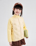 笛莎（DEESHA）童裝女童羽絨服2025冬季新款兒童立領(lǐng)拼接羽絨外套女孩 淺黃 160 曬單實(shí)拍圖