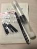 金豪（Jinhao） 86復(fù)古鋼筆學(xué)生專(zhuān)用書(shū)法練字彎尖美工筆簽字筆男女士高檔商務(wù)辦公定制刻字禮物禮品 葡萄紫【筆筒裝+墨囊5支】 美工彎尖：0.7mm 曬單實(shí)拍圖