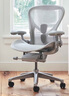 赫曼米勒（HERMAN MILLER）Aeron 座椅 礦石白電腦椅人體工學(xué)座椅辦公椅 甄享款 90-120度(含) 升降扶手 大號 曬單實(shí)拍圖
