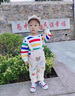 G.DUCKKIDS背帶褲嬰兒衣服春秋裝兒童套裝男小童衛(wèi)衣背帶褲男童運(yùn)動套裝秋季 白色 80 建議年齡8-10個月體重19-23斤左右 曬單實(shí)拍圖