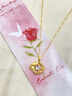 中國黃金（CHINA GOLD）藍(lán)桉與鳥S925銀項(xiàng)鏈女生新款銀飾吊墜七夕情人節(jié)禮物送女朋友老婆 足金藍(lán)桉鳥吊墜 約1.1g【贈純銀鏈】+品牌禮盒 曬單實(shí)拍圖