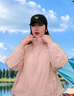 北面薄風(fēng)衣女防曬衣戶外休閑運(yùn)動(dòng)輕薄皮膚衣 8C52 LK6 L  曬單實(shí)拍圖