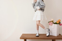 moonkids女童蛋糕裙2025夏季純棉裙子女孩芭蕾公主短裙兒童半身裙夏裝新款 4473白色蛋糕裙 120 cm 曬單實(shí)拍圖