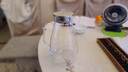 青蘋果耐熱玻璃涼水壺1.95升大容量 可加熱燒水壺 泡茶煮涼茶壺冷水壺 曬單實(shí)拍圖
