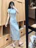 Ebonka高端法式芭蕾單鞋女低跟鞋子夏季新款瑪麗珍女鞋淺口鞋百搭晚晚鞋 藕粉色(漆皮) 38 曬單實(shí)拍圖