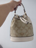 蔻馳（COACH）女包Dempsey水桶包單肩手提包C5121【品牌授權(quán)】送女友老婆禮物 曬單實(shí)拍圖