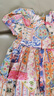 ASK JUNIOR兒童裙子夏裝透氣女童時(shí)尚撞色短袖泡泡袖連衣裙公主裙 花色 110 曬單實(shí)拍圖