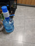 愛舒貝（AISHUBEI）桶裝水抽水器飲水機取水器純凈水桶礦泉水上水按壓器吸水泵壓水器 手壓式抽水器-藍白鎖扣款 加大氣囊 一鍵止水 曬單實拍圖