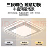 FSL佛山照明LED臥室燈吸頂燈現(xiàn)代簡約護(hù)眼燈三色可調(diào)54W欣語包安裝 曬單實(shí)拍圖
