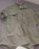 森馬（Semir）短袖襯衫男吸濕速干戶(hù)外工裝襯衣外穿2025夏季上衣寬松 土灰綠40944 M 曬單實(shí)拍圖