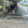 睿祎不銹鋼長條凳工廠無塵車間更衣室凳食堂醫(yī)院換鞋凳室外長凳子 [202不銹鋼雙層]長120*寬35*高 曬單實拍圖
