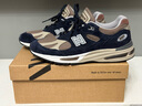 NEW BALANCE NB官方24新款男鞋女鞋情侶英產(chǎn)復古休閑潮流百搭休閑鞋991系列 藏青色/卡其色 U991DB2 42 (腳長26.5cm) 曬單實拍圖