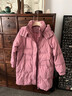 （反季清貨）2025冬季新款寬松小個(gè)子羽絨服女韓版連帽外套 粉色 M 曬單實(shí)拍圖