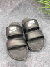 耐克女子休閑輕便拖鞋室內時(shí)尚抓地舒適耐穿NIKE OFFCOURT DC0496 001黑/白色/黑 39 曬單實(shí)拍圖