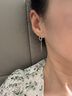 六福珠寶 鉑金耳釘流蘇圓環鉑950耳環七夕禮物 計價L19TBPE0009 約2.10克 曬單實拍圖