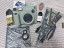 富士（FUJIFILM）新品wide 400復古款拍立得相機寬幅5寸相紙含曠野圖騰配件盒wide 300升級版膠卷相機【國行正品】 原野綠 套餐三【共20張相紙+手繩底座+戶(hù)外手提包】 曬單實(shí)拍圖