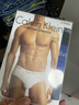 Calvin Kleinck提花棉質男士三角內褲2661三條裝七夕禮物太空黑/海濤藍/亮藍XL 曬單實拍圖