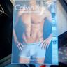 Calvin KleinCK 夏季新款男士棉質(zhì)平角內(nèi)褲 3條裝 000NB1085A MP1黑白灰 L 曬單實拍圖