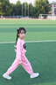 G.DUCKKIDS小黃鴨童裝女童套裝春秋2025新款親子裝母女衛(wèi)衣兒童衣服運動兩件 粉色 120 尺碼5~6歲【110-120cm】 曬單實拍圖