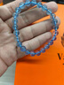 VAUBEL天然海藍寶手鏈冰種貓眼正品老礦藍色水晶手串送女友送閨蜜收藏級 【收藏級】8mm冰種海藍寶. 曬單實拍圖