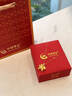 中國黃金（CHINA GOLD）愛心天馬黃金吊墜女足金小馬項鏈首飾七夕情人節(jié)生日禮物送女友 足金愛心天馬吊墜【贈銀鏈】 約2.2g 曬單實拍圖