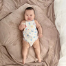 莫代爾嬰兒純棉肚兜男女幼兒寶寶護(hù)肚子神器春秋夏新生兒雙層睡覺(jué)防著涼 2件 藍(lán)牛+藍(lán)虎2件裝 80cm (12-24月)雙層 曬單實(shí)拍圖