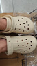 卡駱馳crocs貝拉洞洞鞋沙灘鞋包頭女鞋厚底拖鞋|210062 冬日白 -11S(含智必星） 36 (220mm) 37 曬單實拍圖